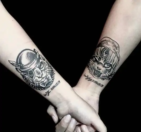 情侣纹身图片