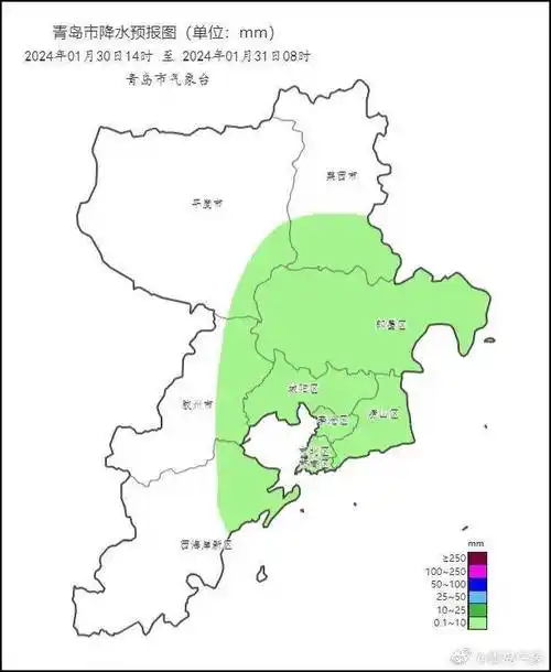 青岛最新天气预报→_影响_全市_夜间