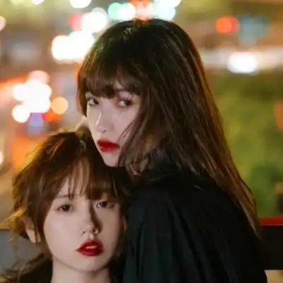 温柔神仙真人闺蜜头像两人超级好看_闺蜜姐妹女生头像_头像屋