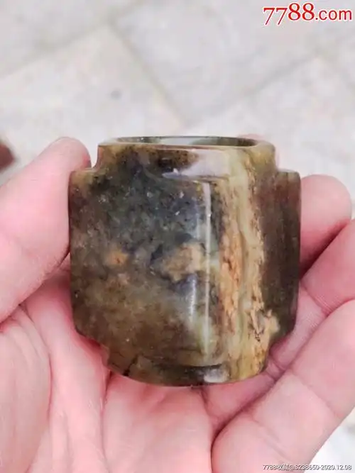 战汉时期老玉琮,老玉,高古玉-和田玉-7788收藏