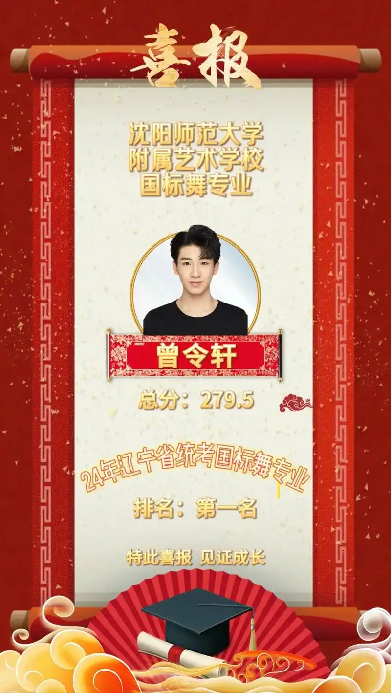 24届辽宁省统考国标舞专业第一名.跟在我身边的三小只 20级 - 抖音