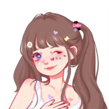 简约干净的手绘头像女生图片大全 高清很独特的优质手绘女头_女生头像