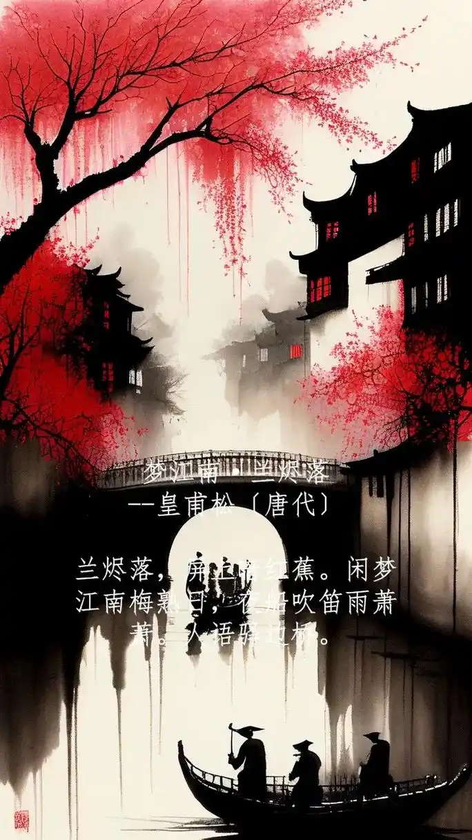 梦江南·兰烬落 皇甫松〔唐代〕 - 抖音