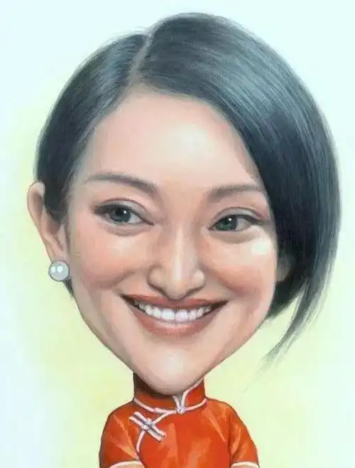 明星们的漫画照,杨幂很仙,周冬雨可爱,胡歌看了想打人