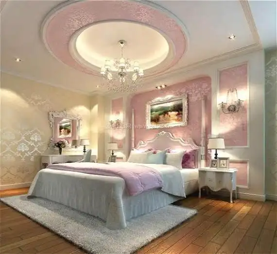 清新浪漫的女生卧室装修效果图欣赏