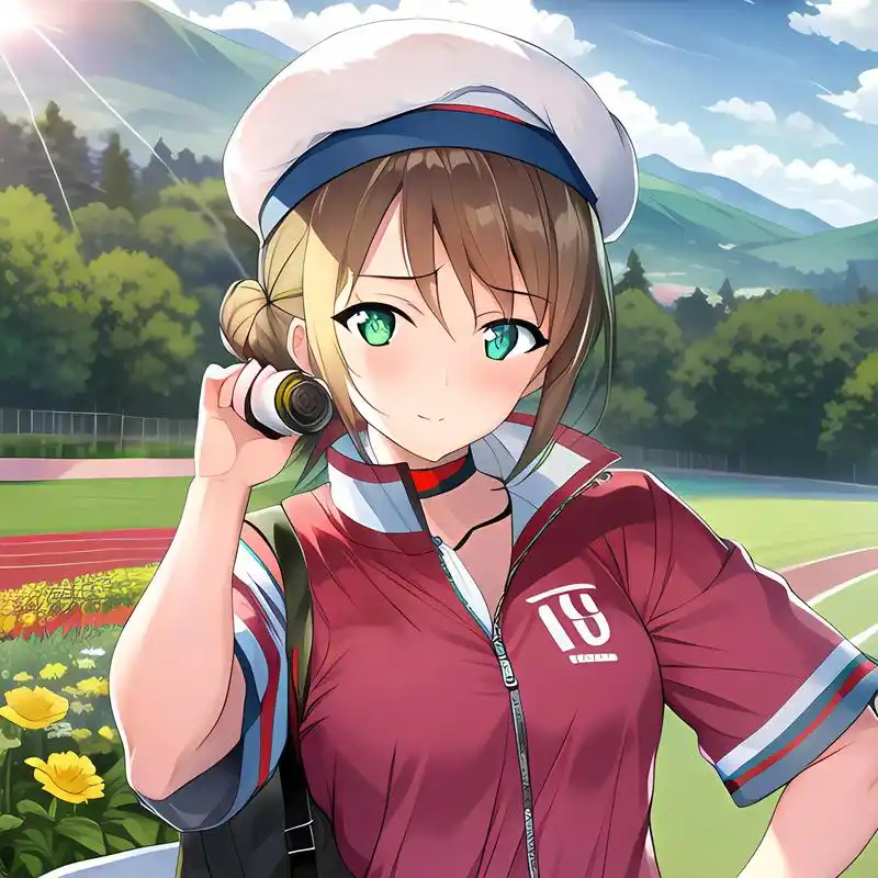 二次元美少女.运动型美少女,高清头像原图可自取.#ai绘画 - 抖音