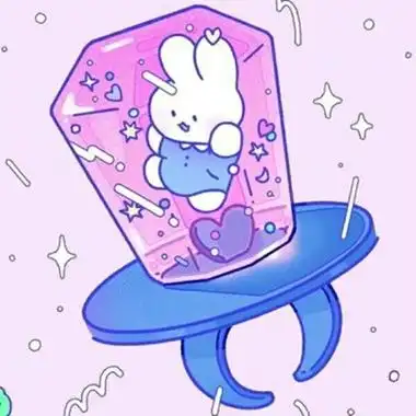 q版兔子萌图手绘头像高清超萌的简约可爱简笔画兔子头像图片