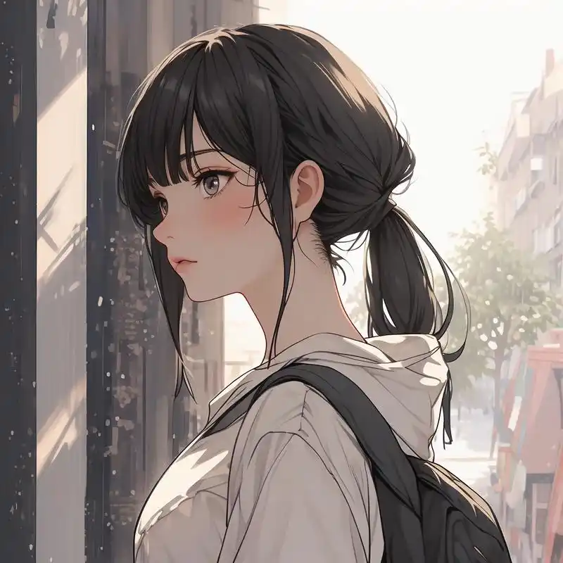 女生侧脸头像,绝美!93 女生的侧脸头像来啦!