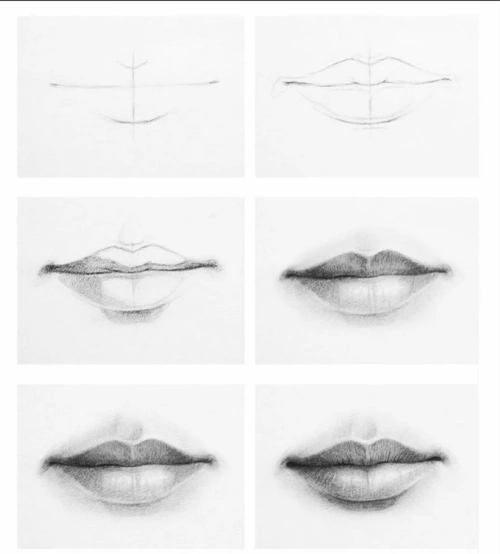 写作日更四十九素描嘴唇的理解