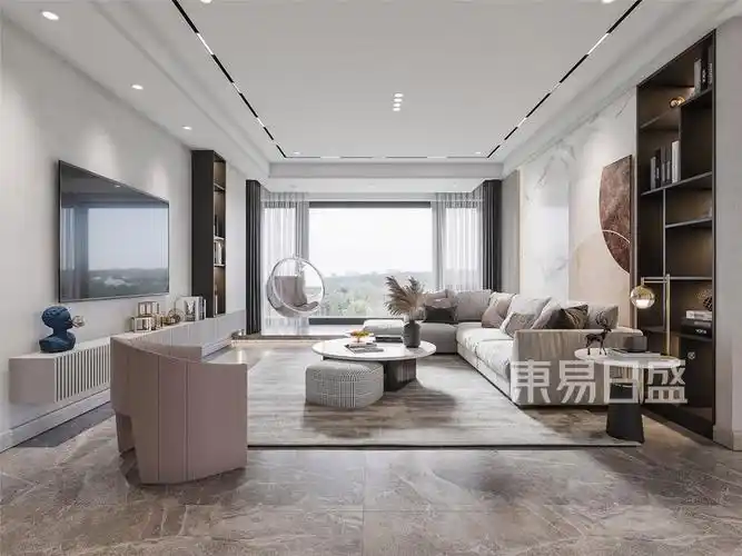 现代风格180㎡装修效果图