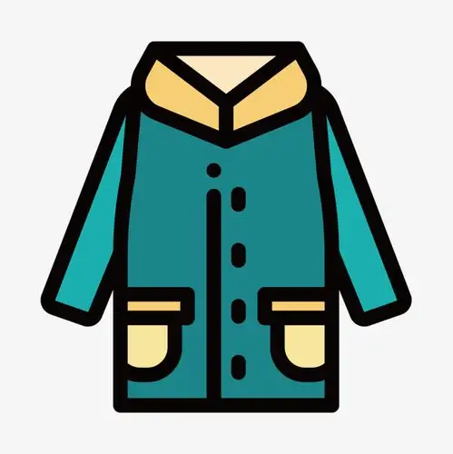 ai笔刷下载绿色大衣png下载