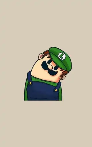 歪头卡通精美壁纸下载