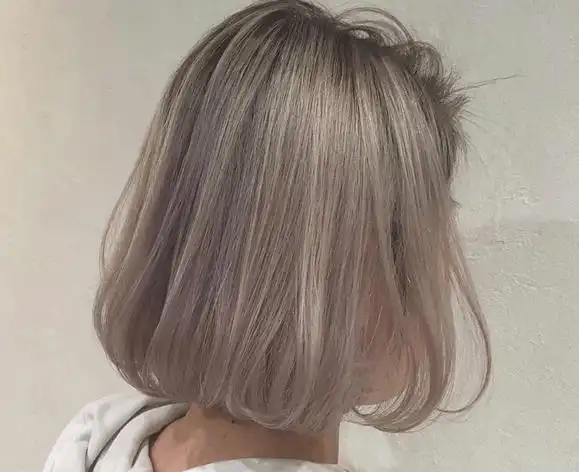 板栗色头发图片大全女