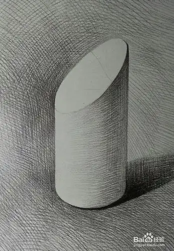 素描几何体中的切面圆柱体怎么画简笔画 设计 矢量 矢量图 手绘 素材