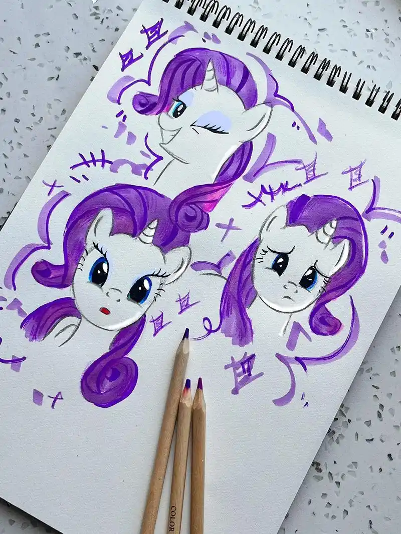 日常摸鱼 #日常瞎画 #小马宝莉 珍奇～#珍奇 - 抖音