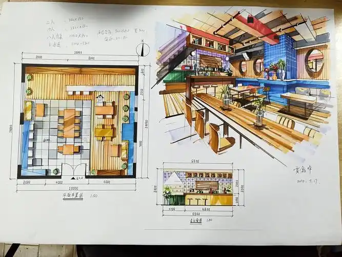 服装店快题设计