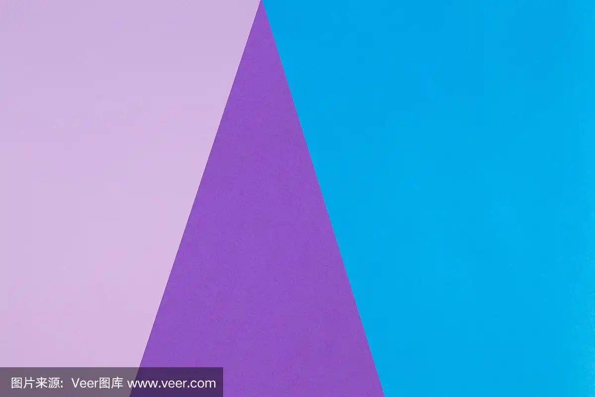 抽象几何纸背景.蓝色和紫色