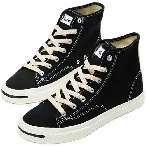 feiyue飞跃高帮帆布鞋新款复古简约休闲鞋原宿风男鞋街拍鞋904