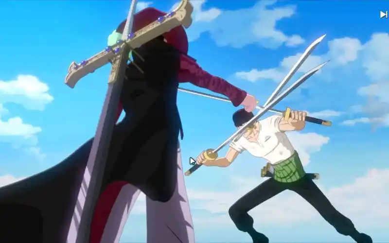 航海王热血航线鹰眼vs索隆的剧情