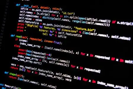 计算机语言源代码照片