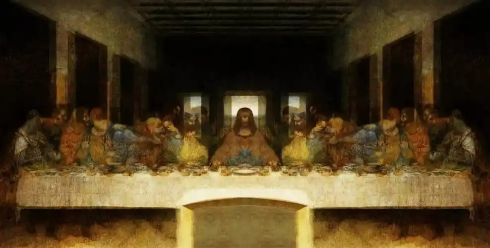 最后的晚餐研究杠杆和齿轮的手稿研究精卵子及受孕过程的手稿研究心脏