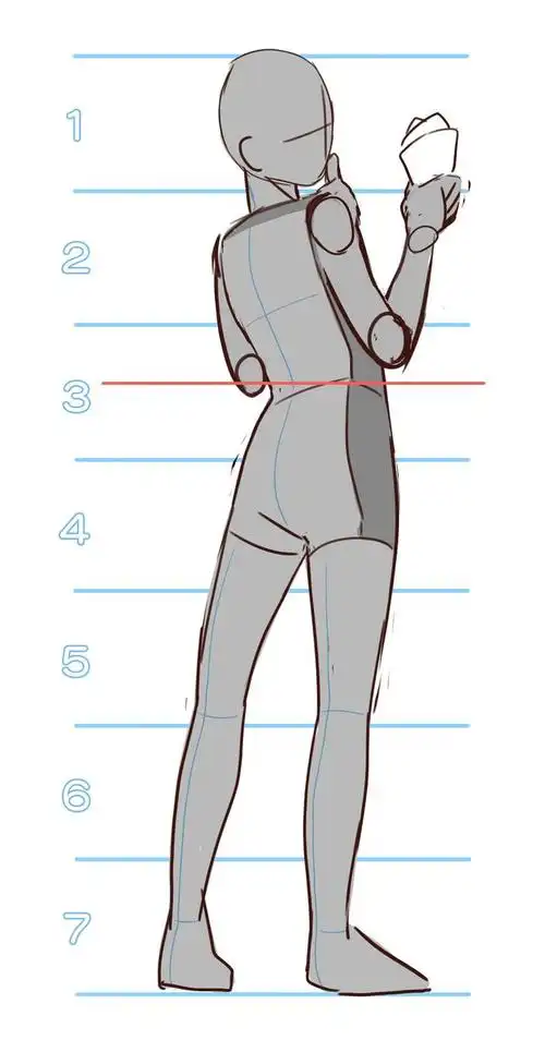 动漫人物回头怎么画教你画好回头动作姿势要点