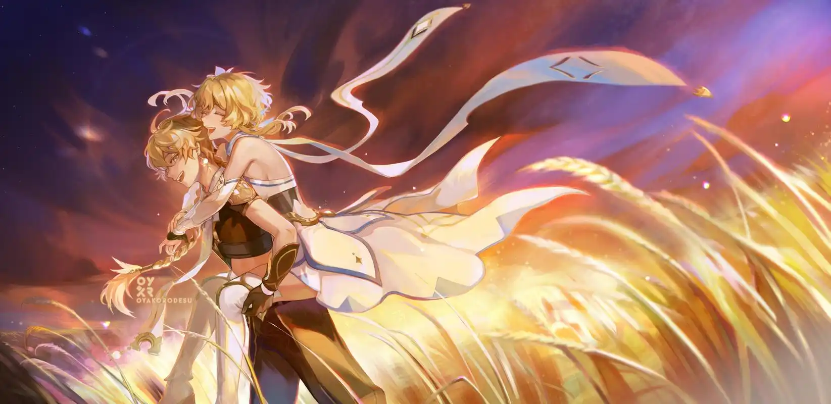 空哥和荧妹 我们终将重逢 画师:oyakorodesu