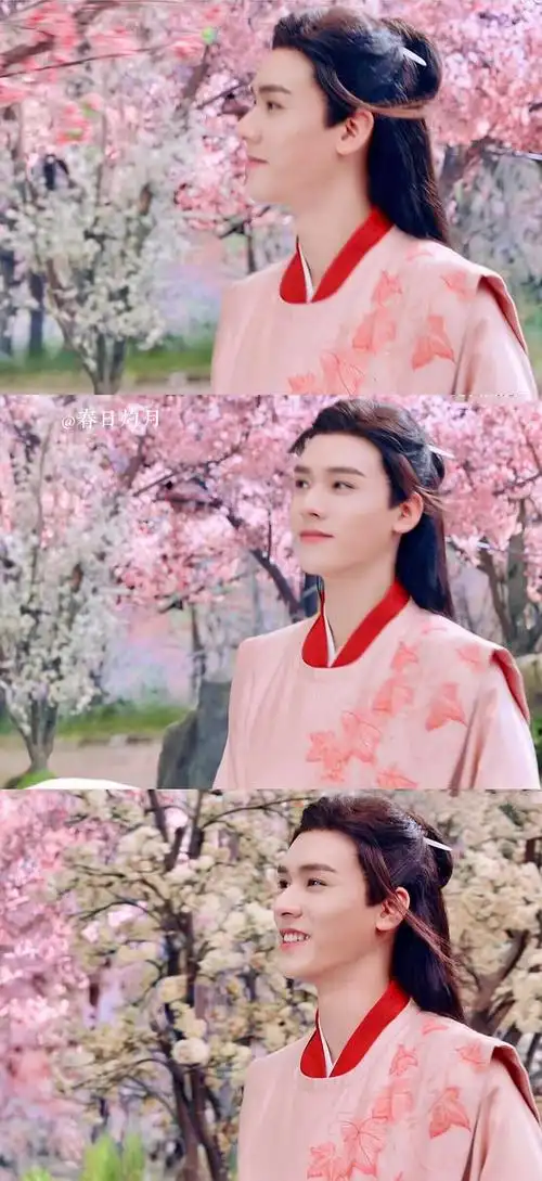 粉衣温客行太美了嗲!掌管春光的小神仙