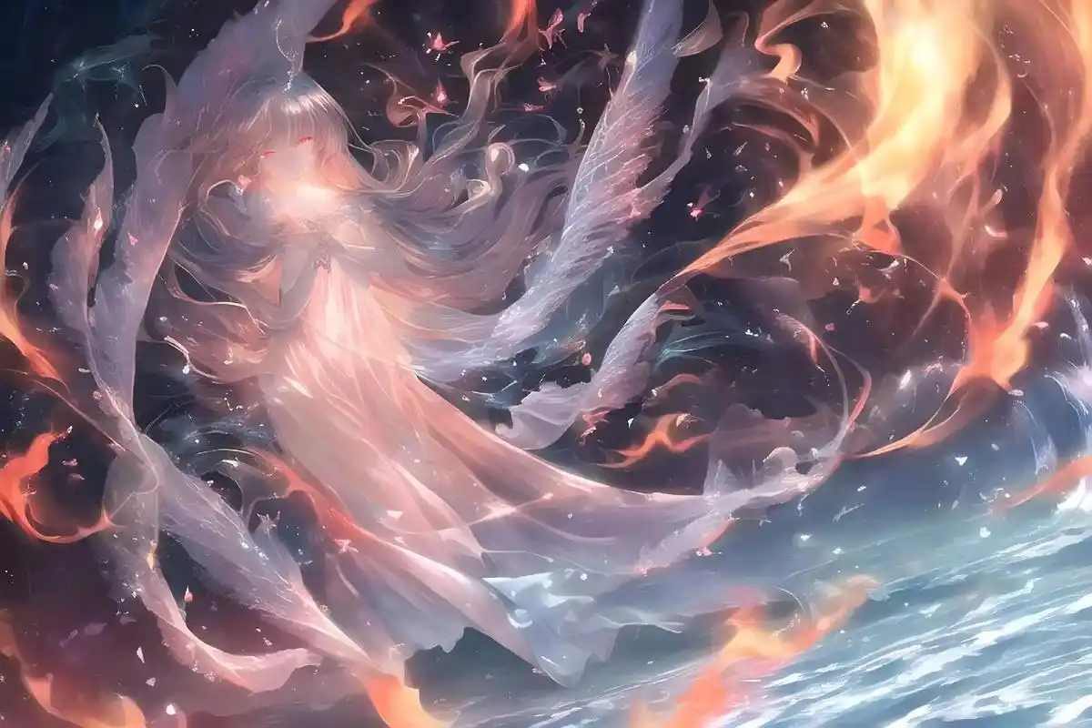 火焰,是我最喜欢的玩具#二次元 #二次元壁纸#ai绘画  - 抖音