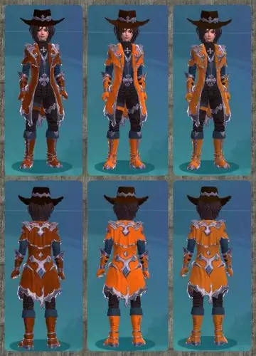 染色服饰赏金猎人展示及染色