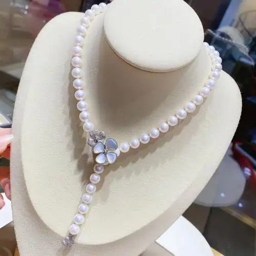 akoya珍珠项链花式项链