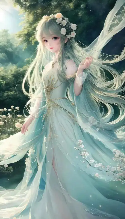 二次元少女壁纸,仿佛是梦幻般的存在