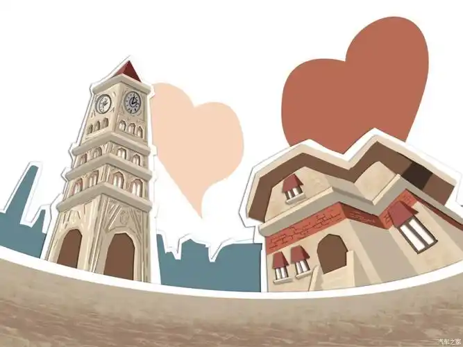 天津的地标建筑当调色盘就能画出这样的q版小车