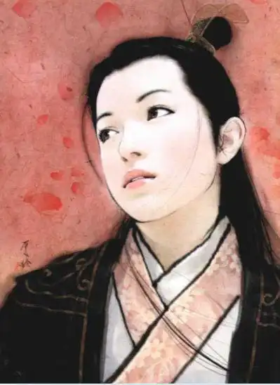 求女扮男装的古装手绘图