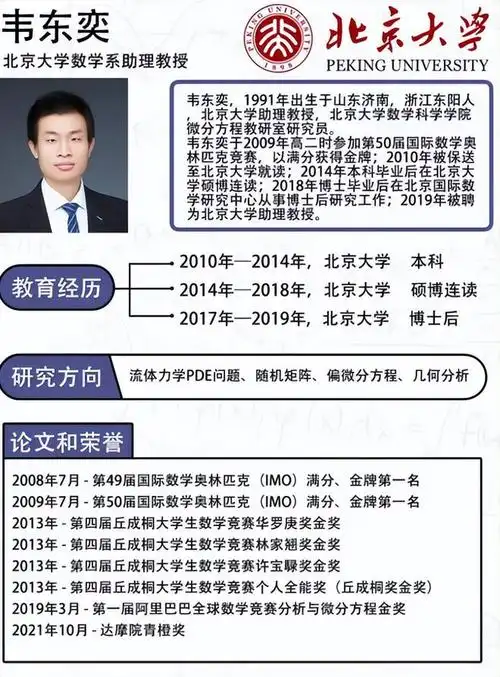 网传"北大韦神"被解雇了?校方辟谣,过度神化韦东奕未必是好事