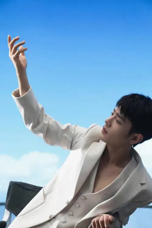 肖战深v白衬衫##肖战