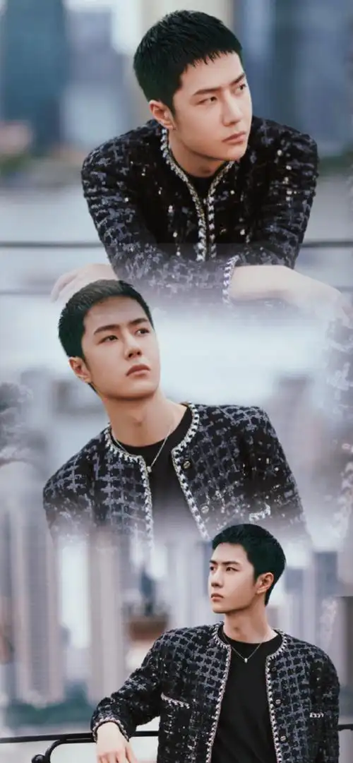 王一博情人节应援色发型##王一博还是有点酷存的