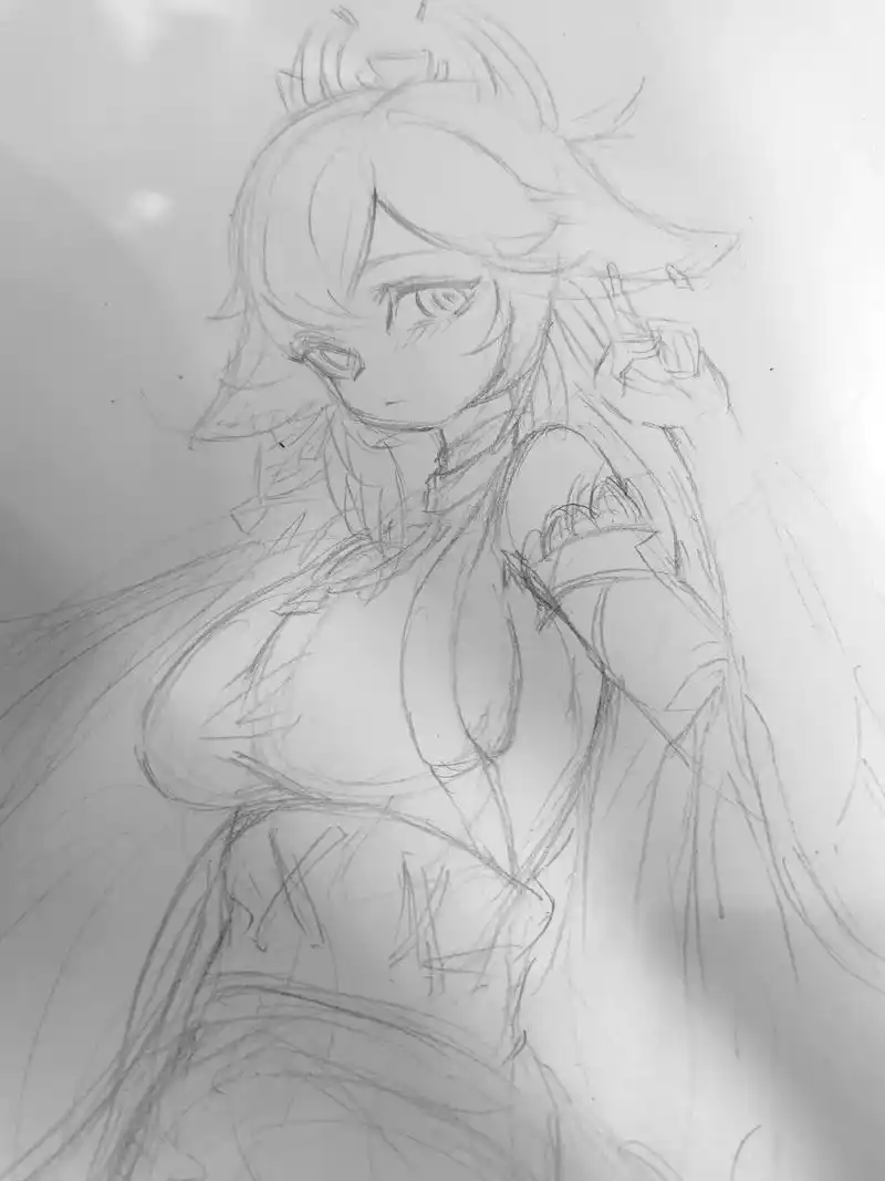 早上画画蛮舒服的,嘿嘿.#手绘漫画 #原神 #八神重子 #原 - 抖音