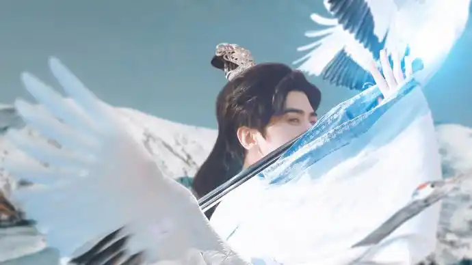 蔡徐坤粉丝饭制古装海报##羡慕蔡徐坤发量