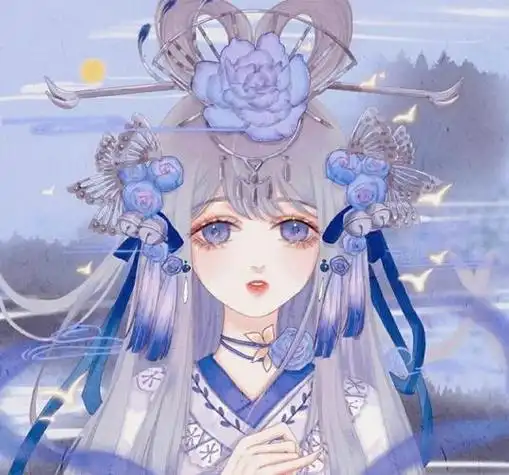 动漫女生头像动漫二次元古风女生头像霸气冷酷二次元冷艳女生头像