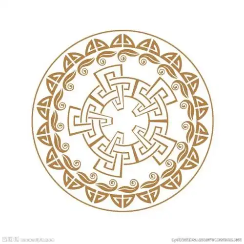 传统元素古典纹样矢量图图片