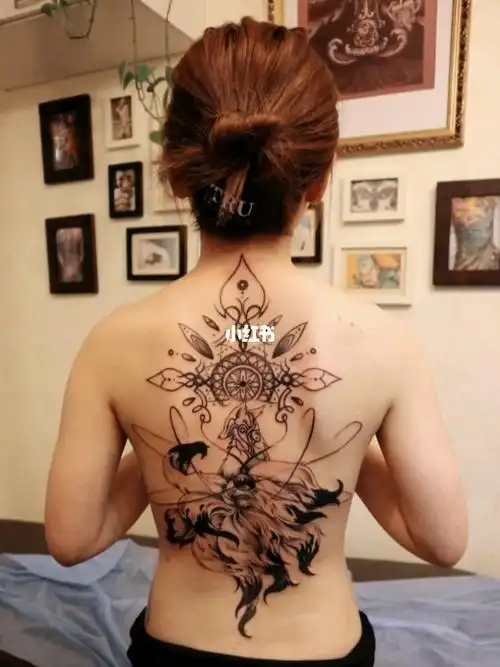 纹身  #女生纹身  #美女纹身  #九尾狐  #纹身也清新  #我的纹身分享