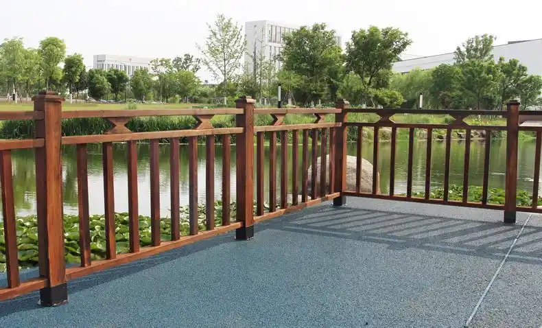 栏杆安全护拦室外栏杆防腐木护栏实木户外室外碳化木栅栏庭院隔断别墅