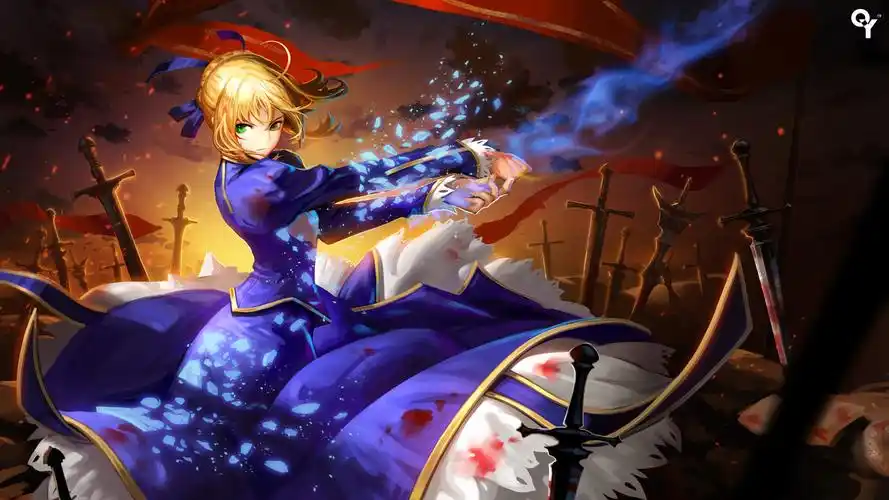 吾王saber霸气高清壁纸高清大图预览1920x1080_动漫壁纸下载_墨鱼