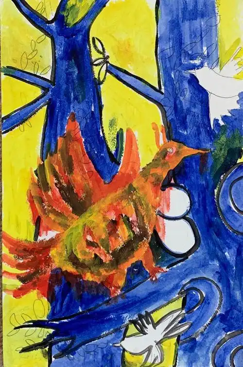 张天乐(tommy)绘画作品(三岁—14岁)