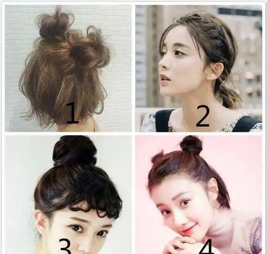 短发女生的30种扎法,短发这样扎,活泼可爱又精致
