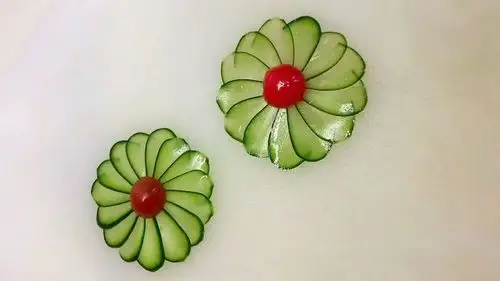 黄瓜创意摆盘教学