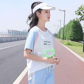 夏天穿高中生青少女初中生穿短袖衣服女生学生t恤女少女装113女孩16