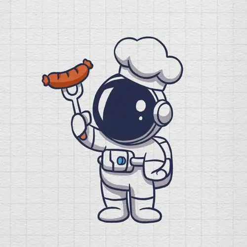 简笔画宇航员第二弹