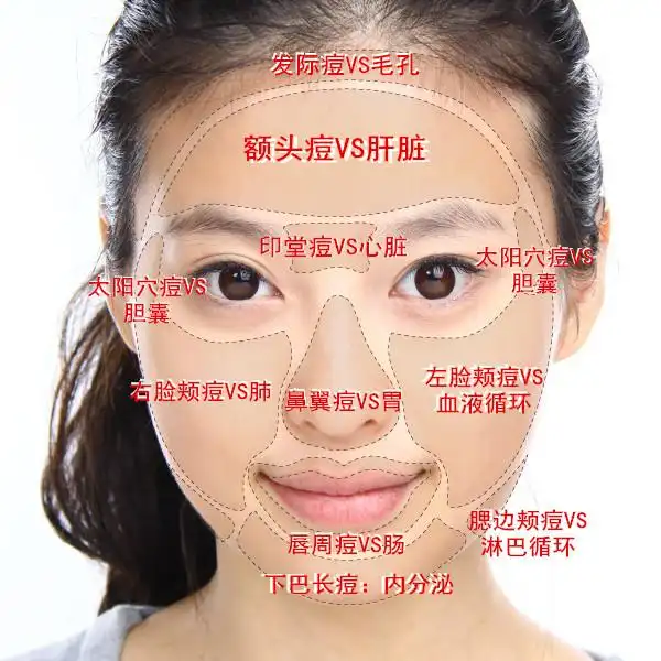 人的面部跟我们的脚一样,都是人体反射区.
